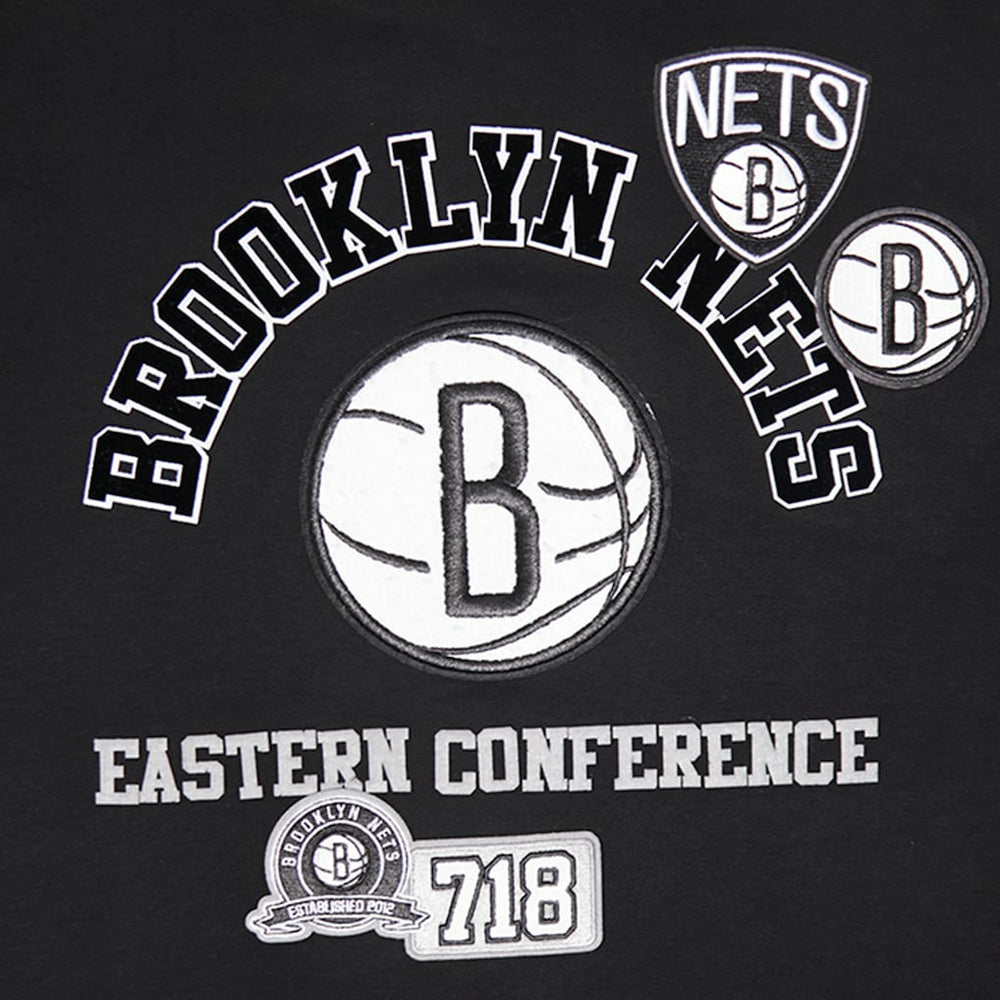 NBA - Brooklyn Nets Pro Standard Area Code Pullover Hoodie - Black