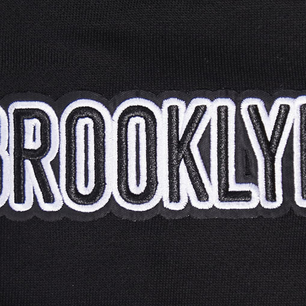 NBA - Brooklyn Nets Pro Standard Area Code Pullover Hoodie - Black