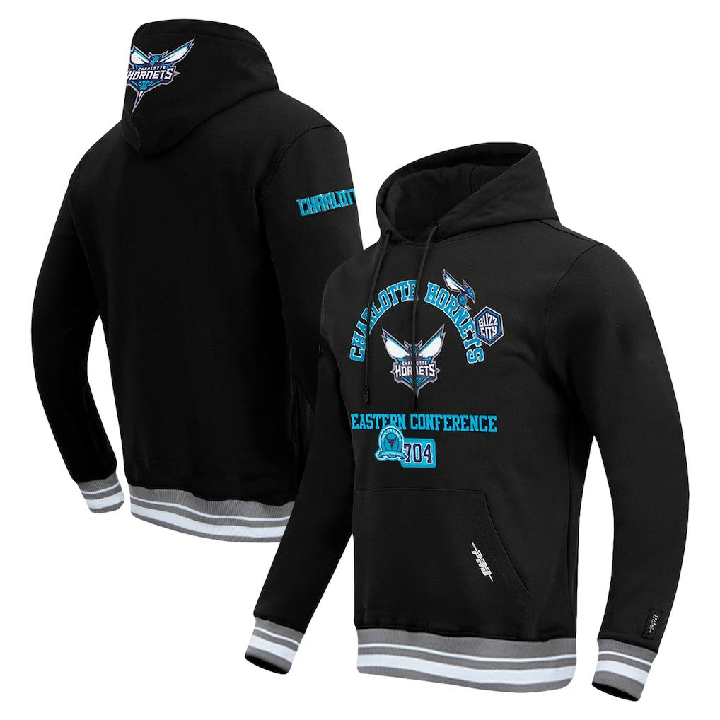 NBA - Charlotte Hornets Pro Standard Area Code Pullover Hoodie - Black