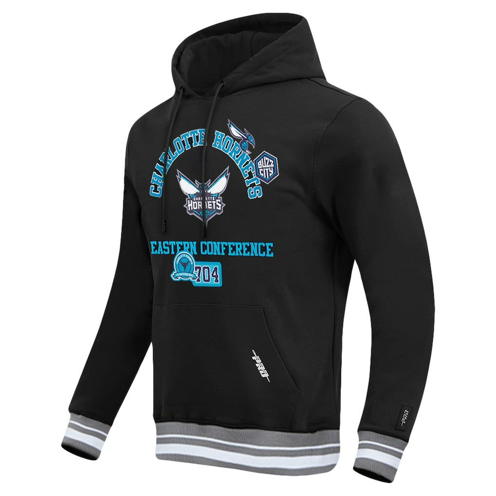 NBA - Charlotte Hornets Pro Standard Area Code Pullover Hoodie - Black