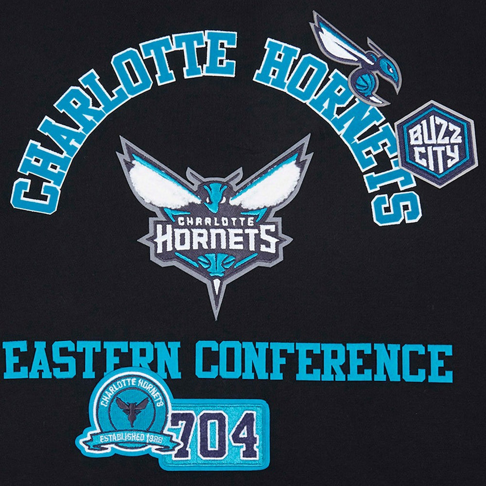 NBA - Charlotte Hornets Pro Standard Area Code Pullover Hoodie - Black