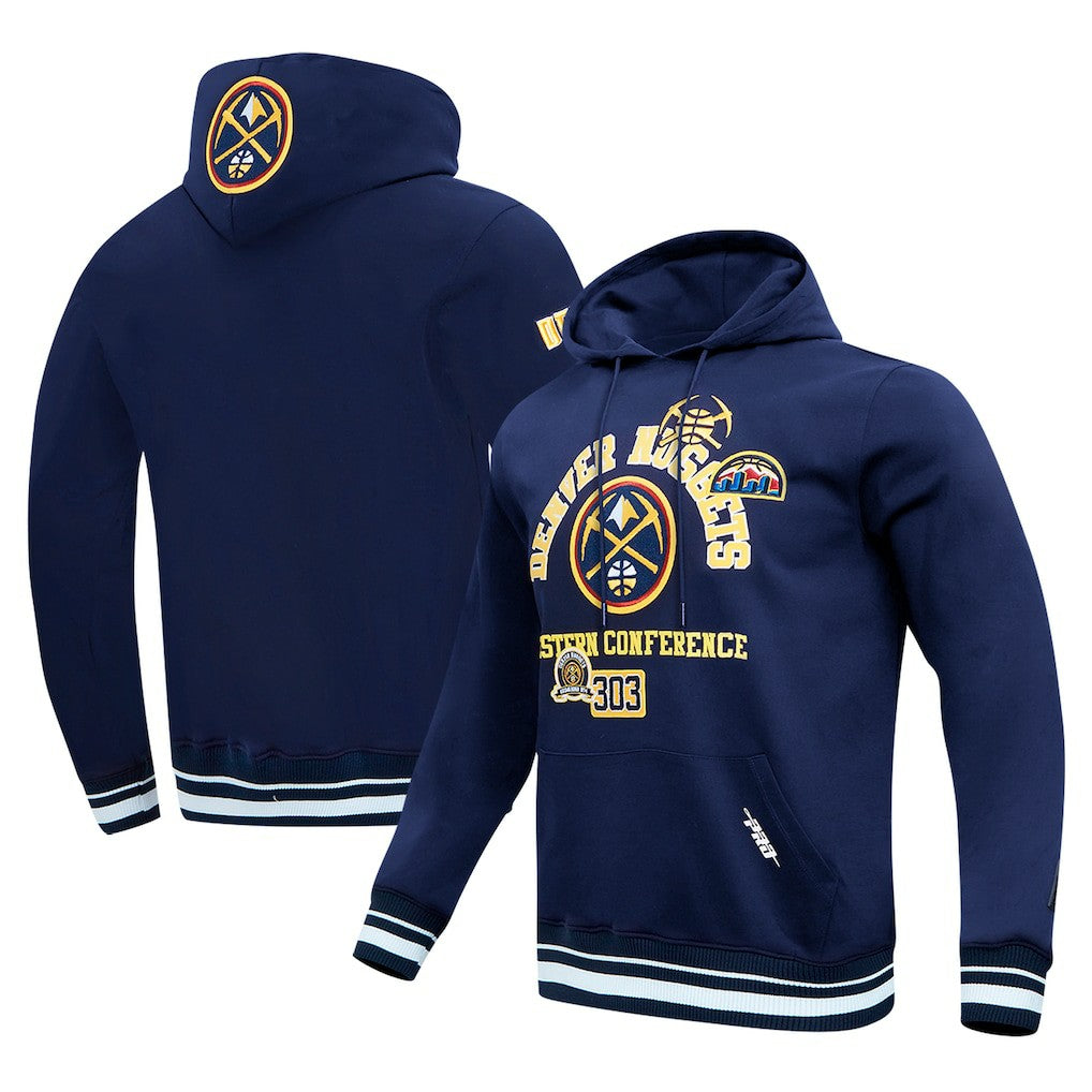 NBA - Denver Nuggets Pro Standard Area Code Pullover Hoodie - Navy