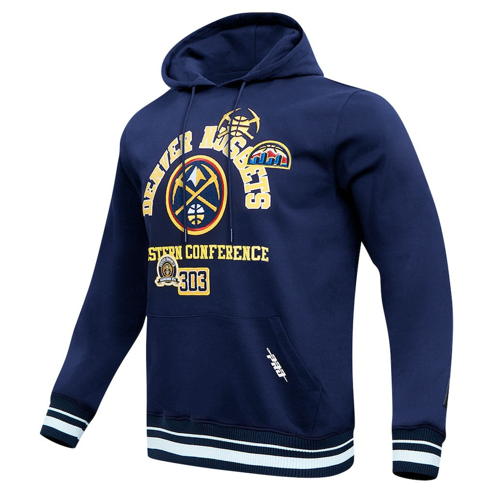 NBA - Denver Nuggets Pro Standard Area Code Pullover Hoodie - Navy