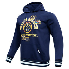 NBA - Denver Nuggets Pro Standard Area Code Pullover Hoodie - Navy
