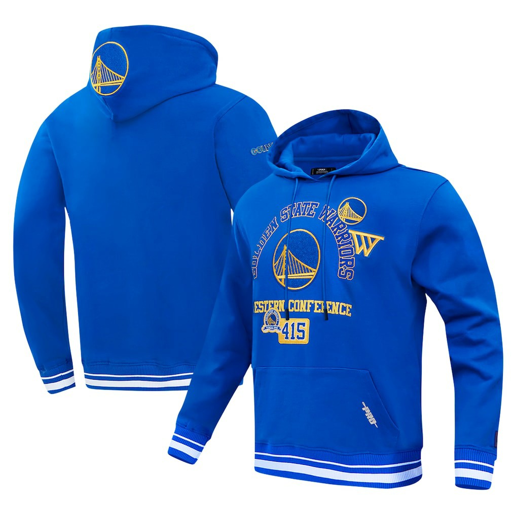 NBA - Golden State Warriors Pro Standard Area Code Pullover Hoodie - Royal