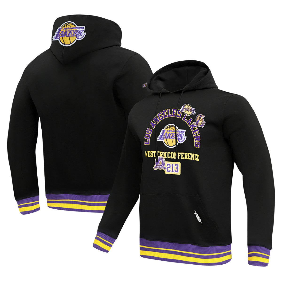 NBA - Los Angeles Lakers Pro Standard Area Code Pullover Hoodie - Black