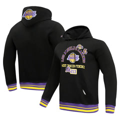 NBA - Los Angeles Lakers Pro Standard Area Code Pullover Hoodie - Black