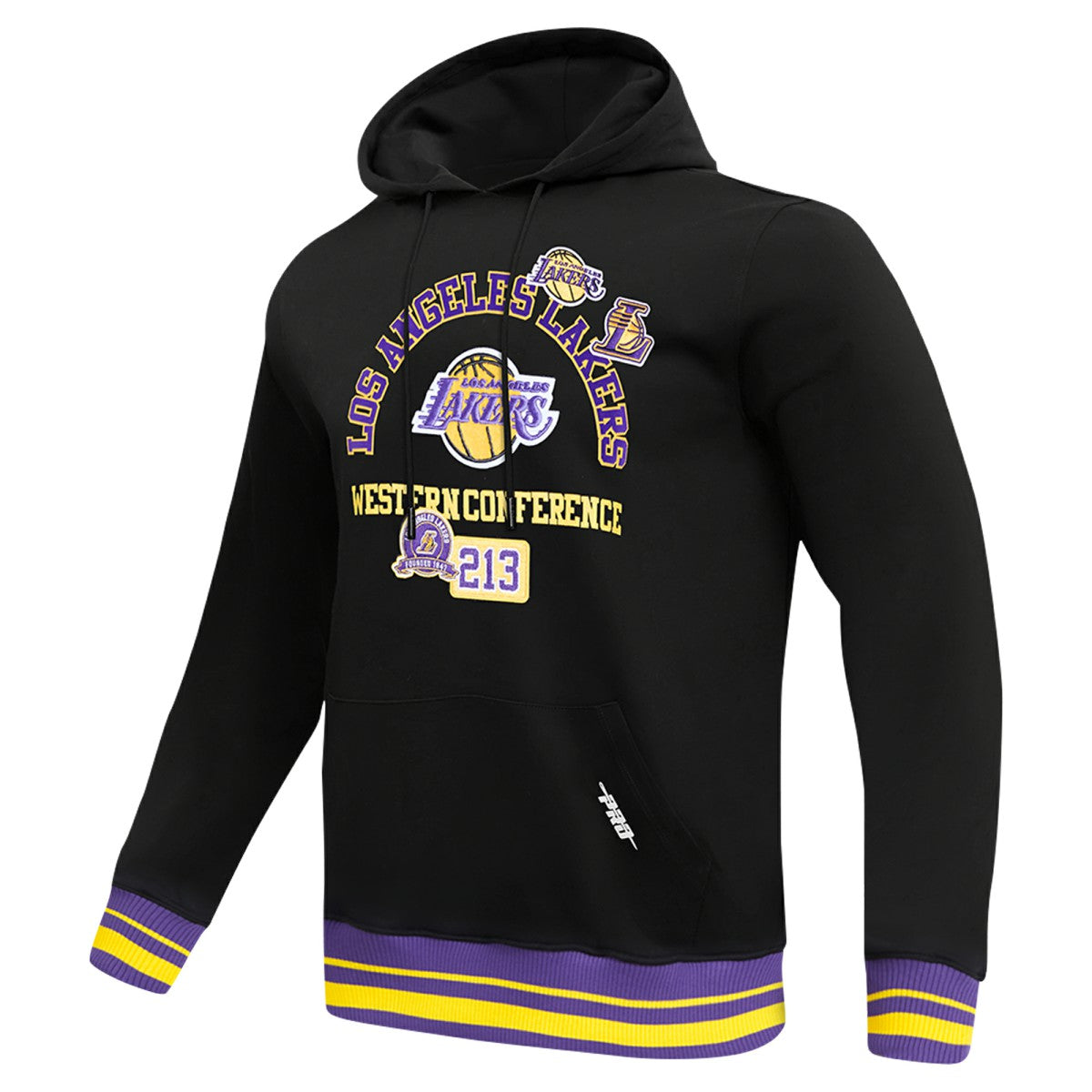 NBA - Los Angeles Lakers Pro Standard Area Code Pullover Hoodie - Black