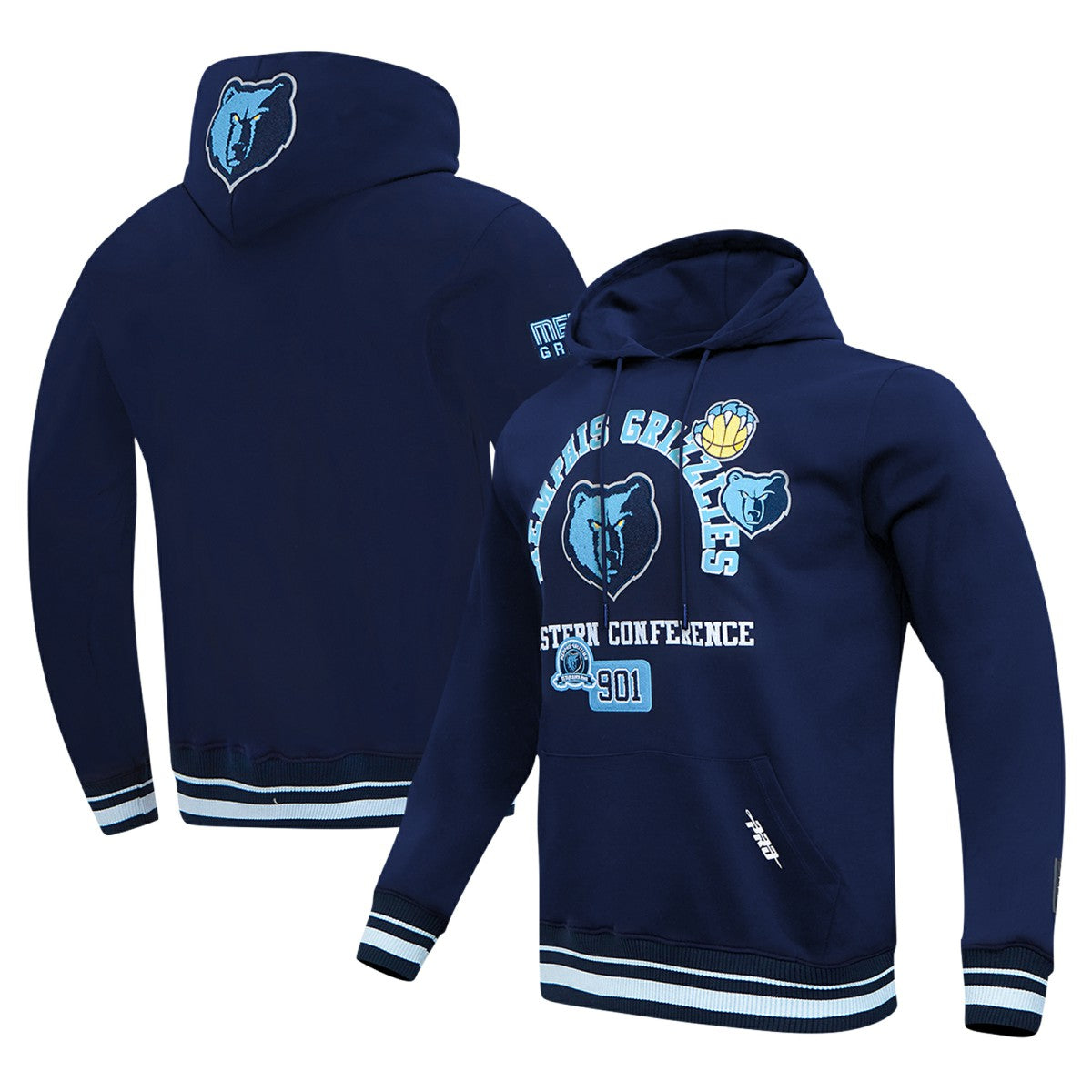 NBA - Memphis Grizzlies Pro Standard Area Code Pullover Hoodie - Navy