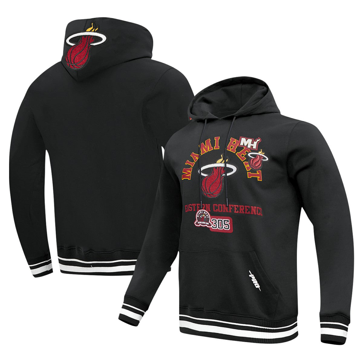 NBA - Miami Heat Pro Standard Area Code Pullover Hoodie - Black