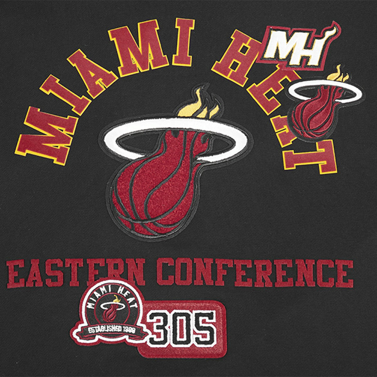 NBA - Miami Heat Pro Standard Area Code Pullover Hoodie - Black