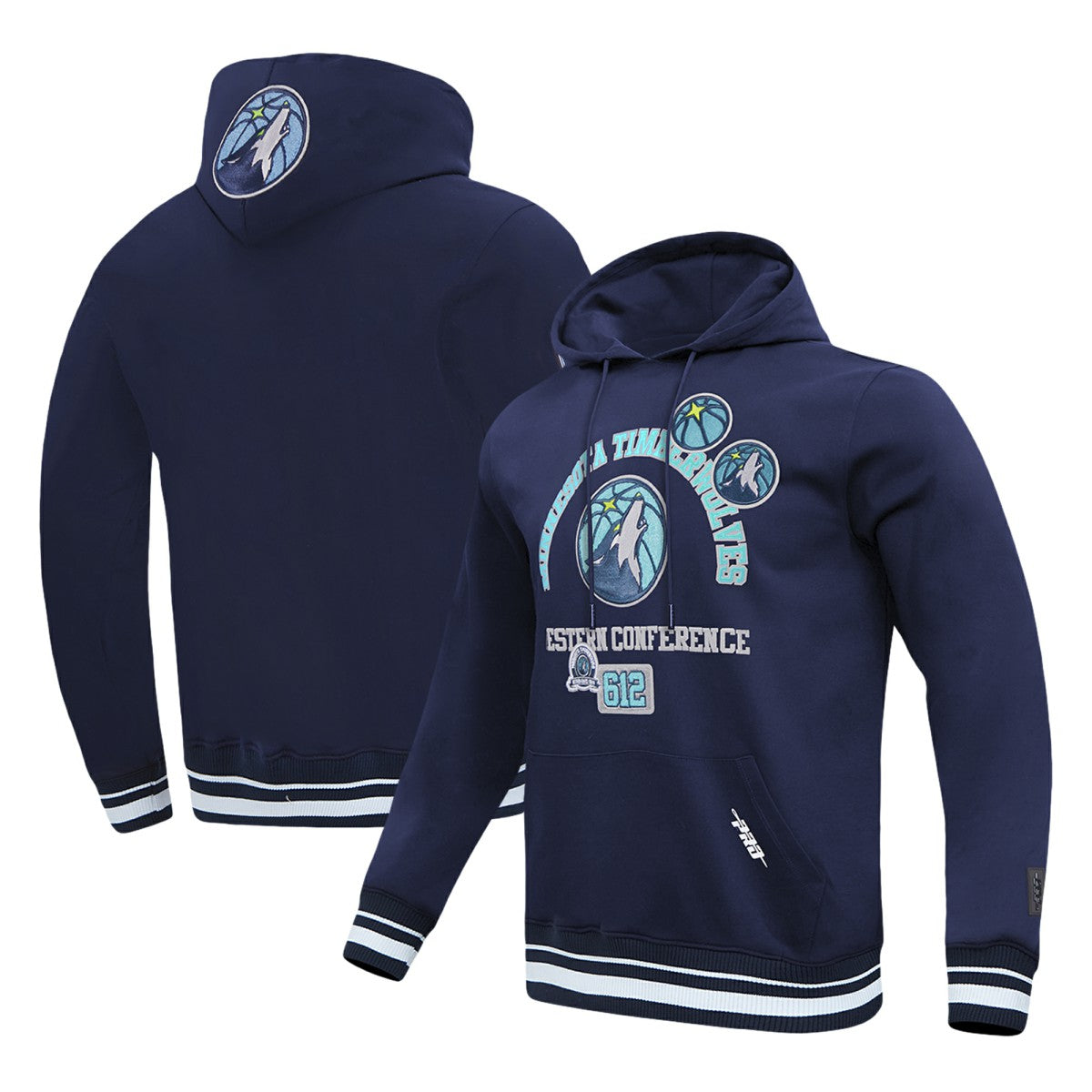 NBA - Minnesota Timberwolves Pro Standard Area Code Pullover Hoodie - Navy