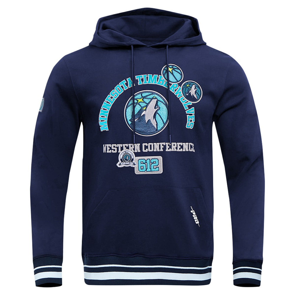 NBA - Minnesota Timberwolves Pro Standard Area Code Pullover Hoodie - Navy