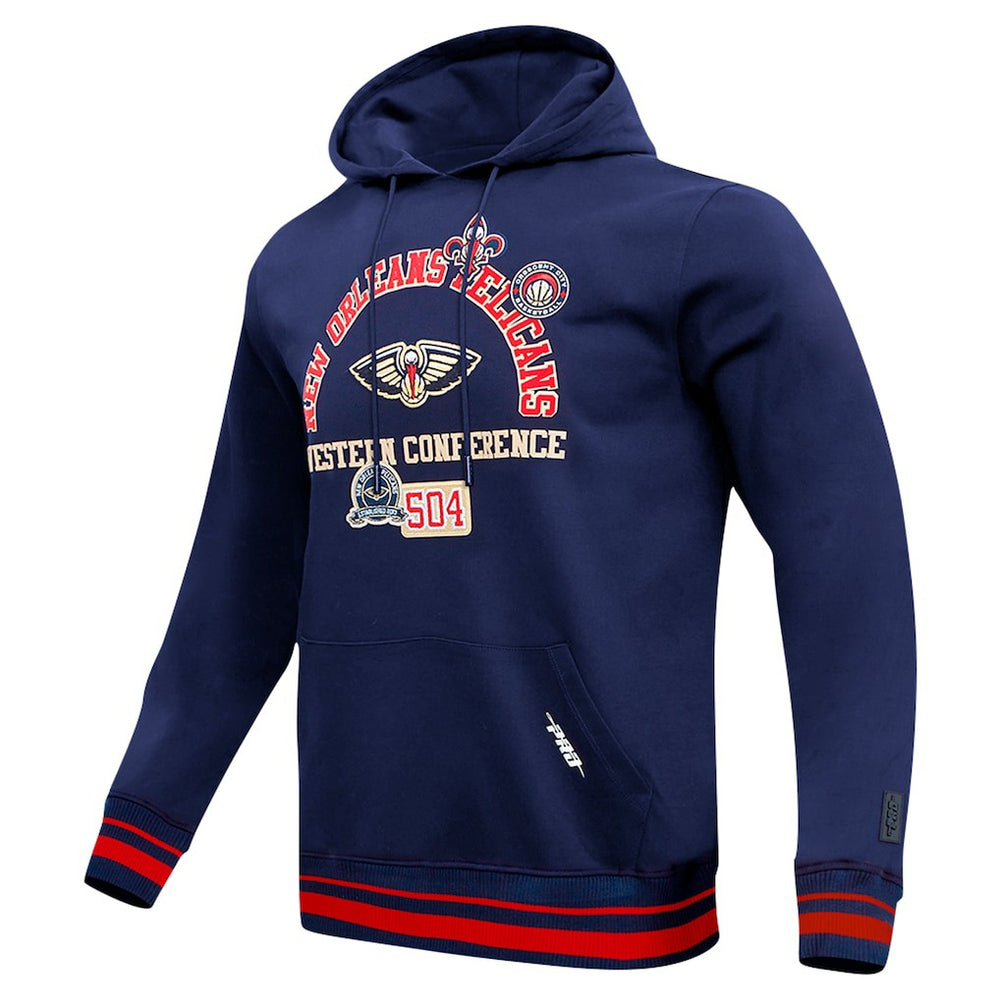 NBA - New Orleans Pelicans Pro Standard Area Code Pullover Hoodie - Navy