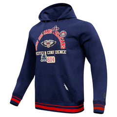 NBA - New Orleans Pelicans Pro Standard Area Code Pullover Hoodie - Navy