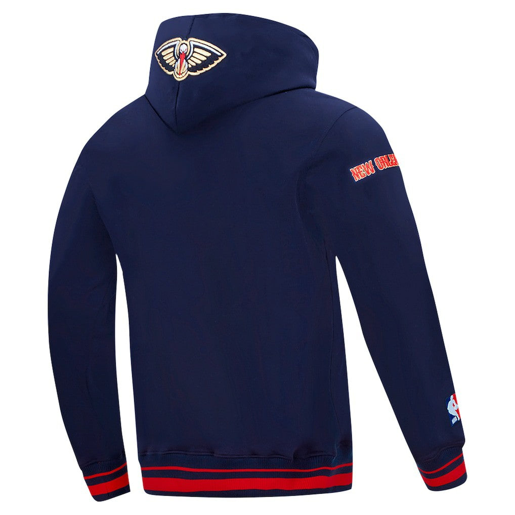 NBA - New Orleans Pelicans Pro Standard Area Code Pullover Hoodie - Navy