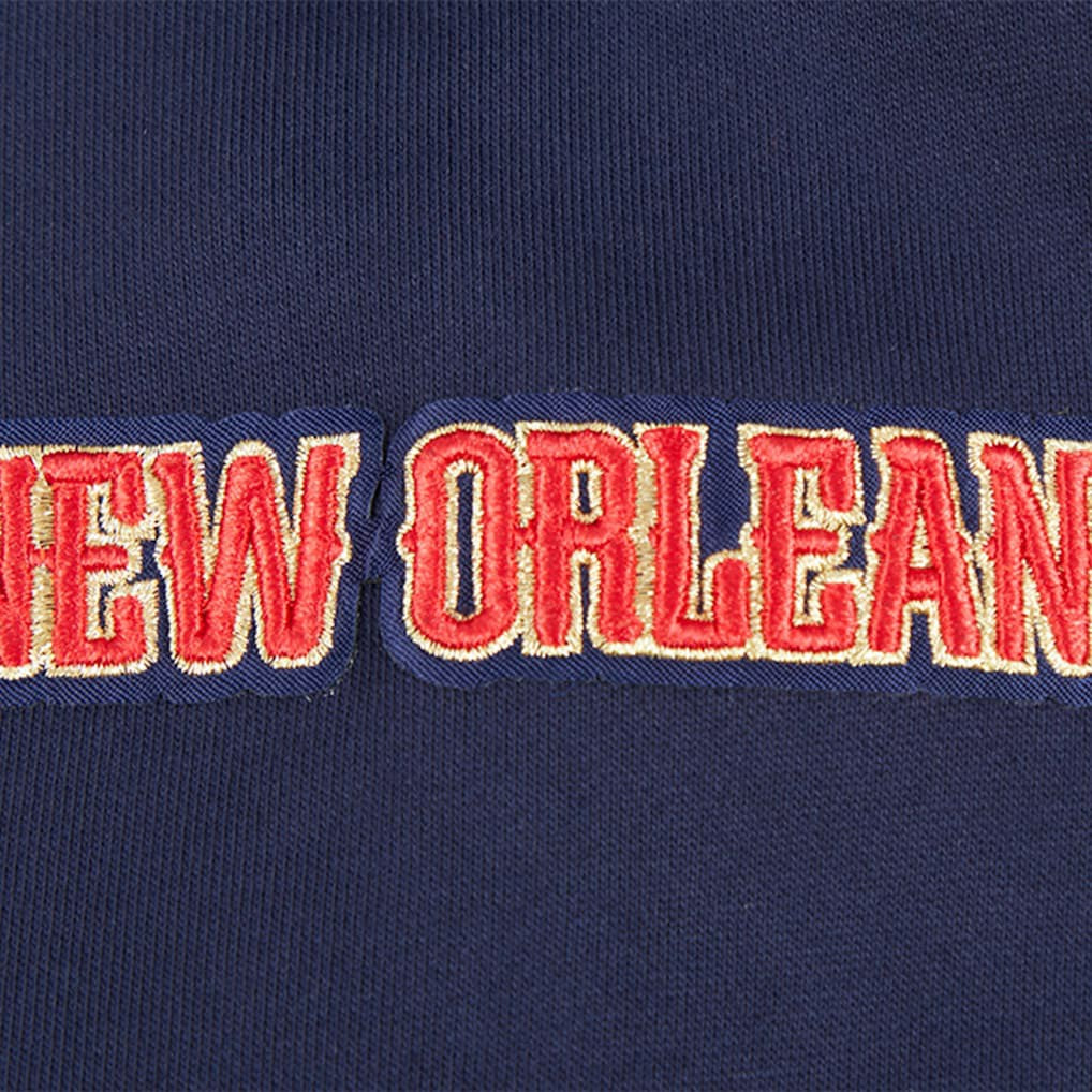 NBA - New Orleans Pelicans Pro Standard Area Code Pullover Hoodie - Navy