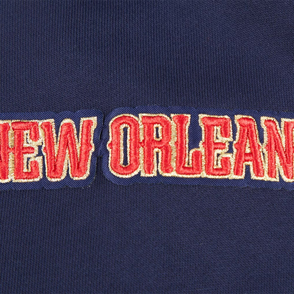 NBA - New Orleans Pelicans Pro Standard Area Code Pullover Hoodie - Navy