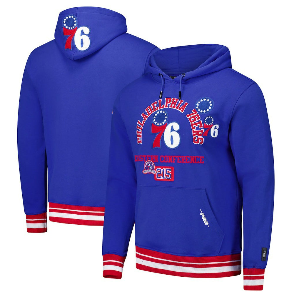 NBA - Philadelphia 76ers Pro Standard Area Code Pullover Hoodie - Red