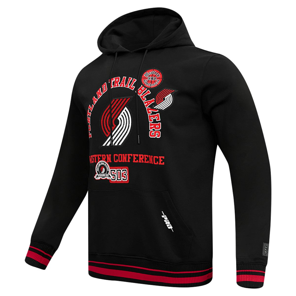 NBA - Portland Trail Blazers Pro Standard Area Code Pullover Hoodie - Black