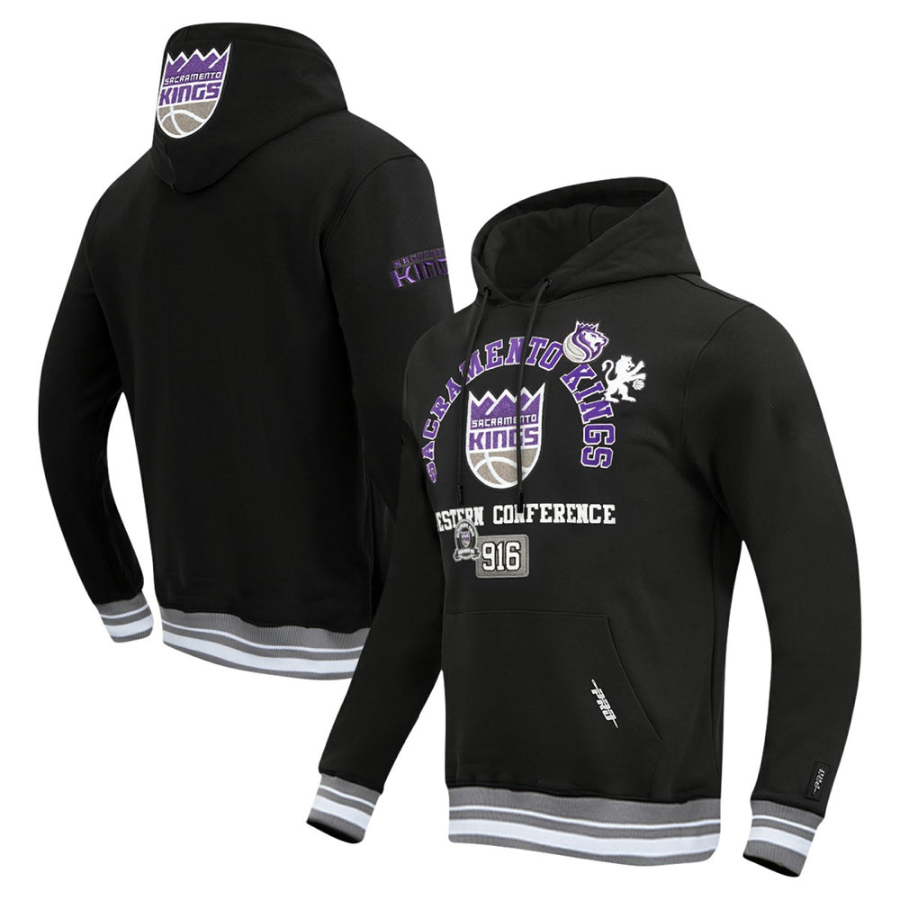 NBA - Sacramento Kings Pro Standard Area Code Pullover Hoodie - Black