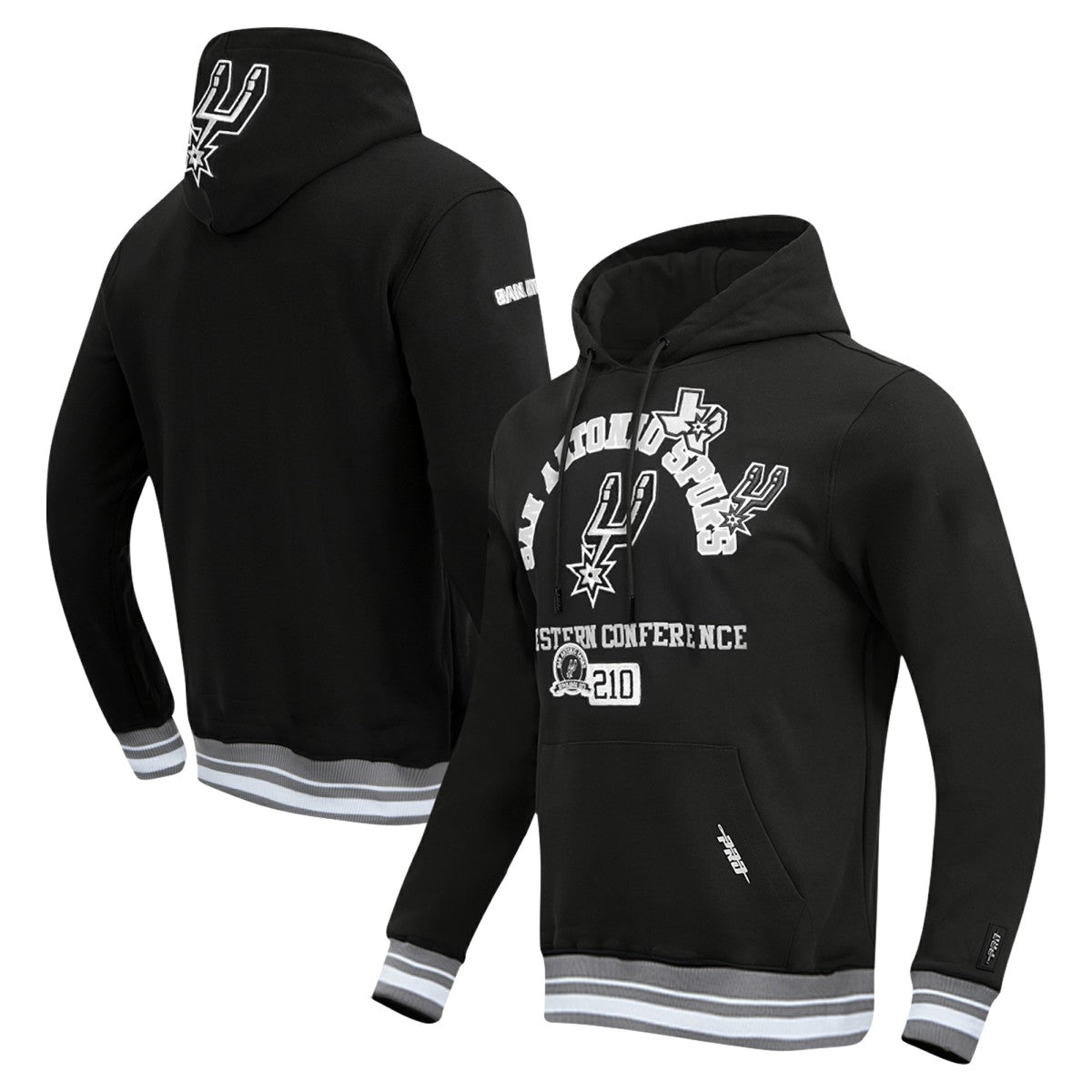 NBA - San Antonio Spurs Pro Standard Area Code Pullover Hoodie - Black