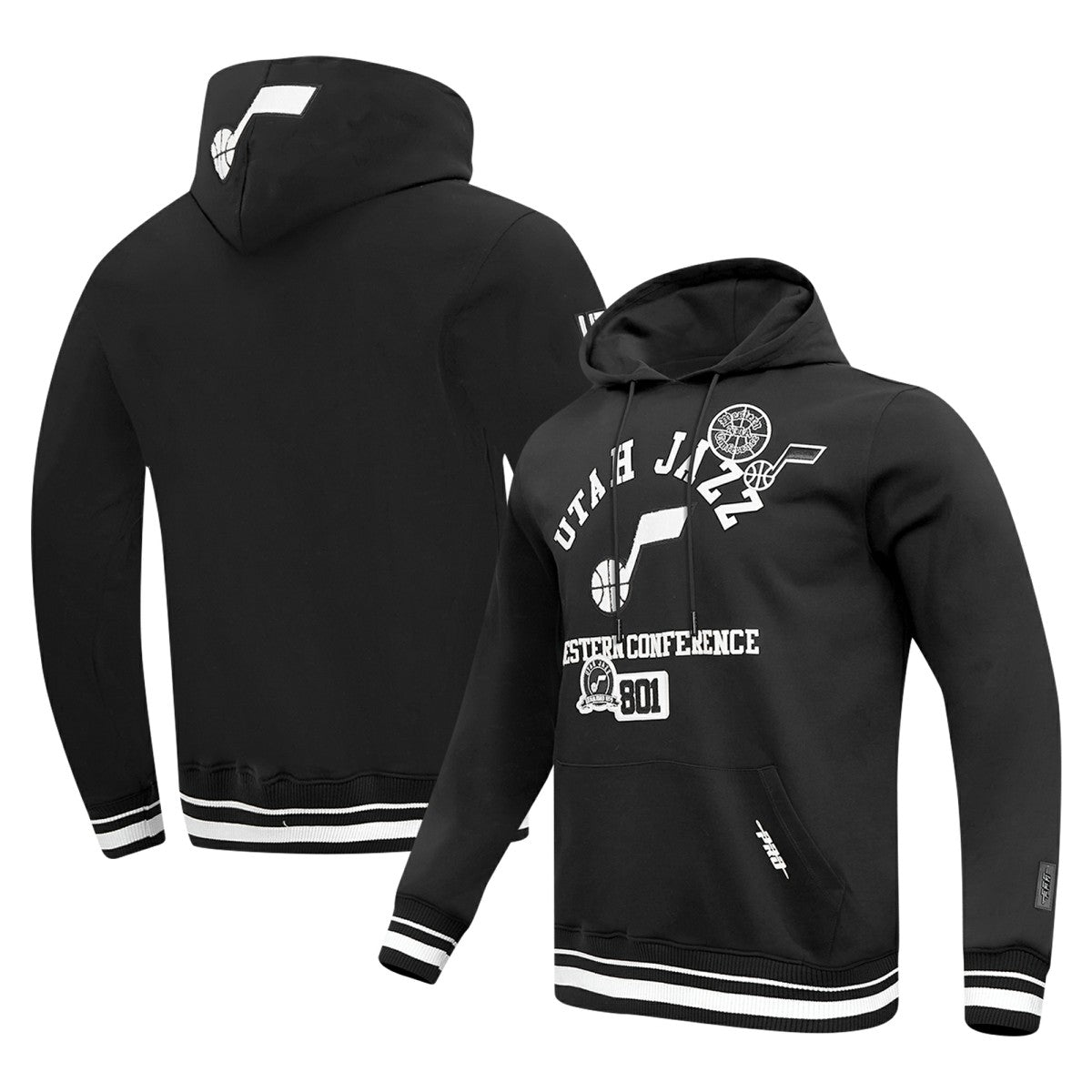 NBA - Utah Jazz Pro Standard Area Code Pullover Hoodie - Black