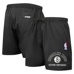 NBA - Brooklyn Nets Pro Standard Area Code Shorts - Black