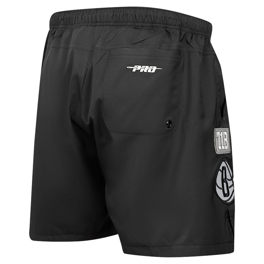 NBA - Brooklyn Nets Pro Standard Area Code Shorts - Black