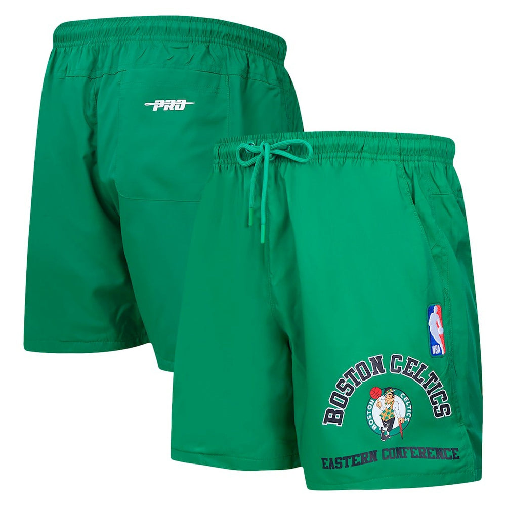 NBA - Boston Celtics Pro Standard Area Code Shorts - Kelly Green