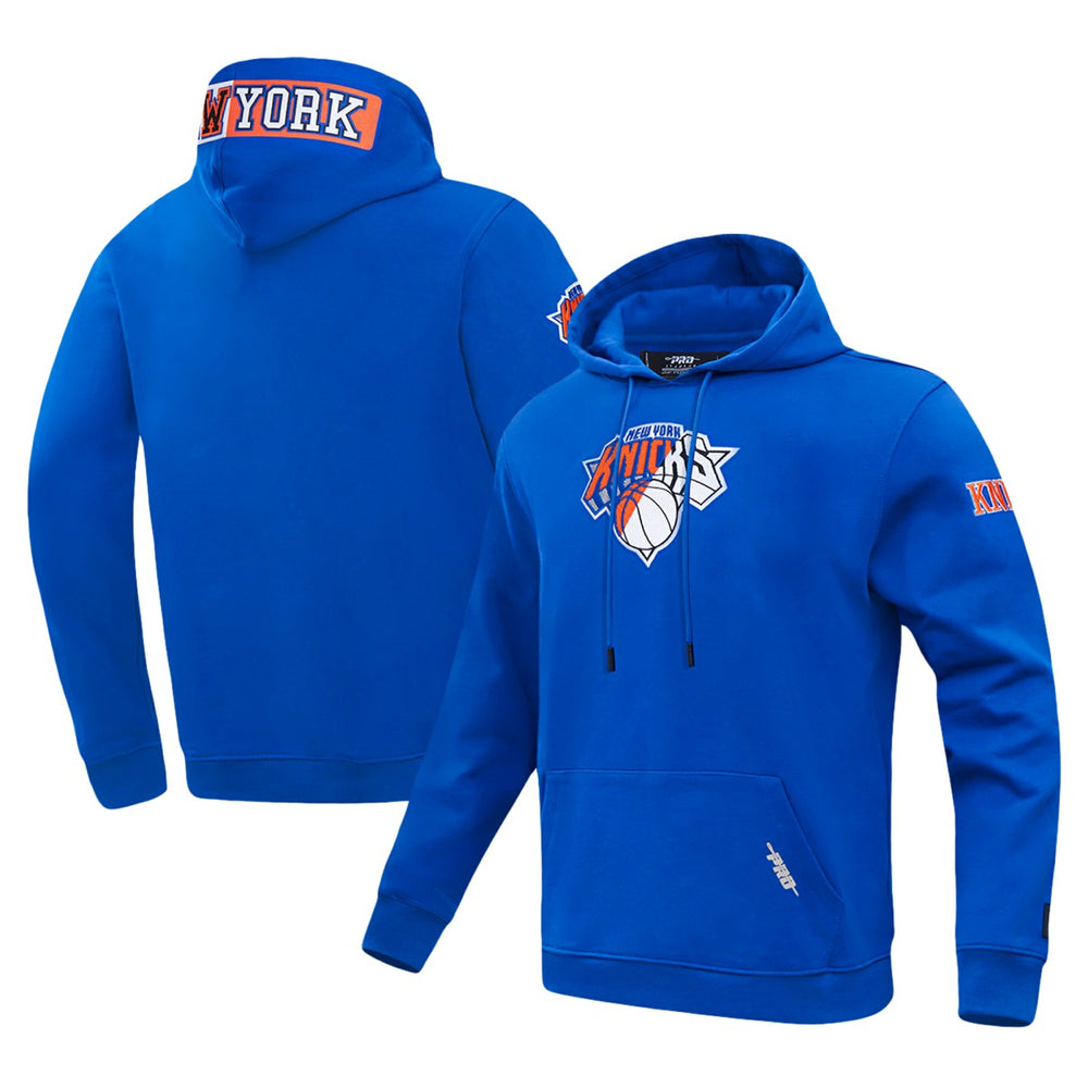 NBA - New York Knicks Pro Standard Split Logo Pullover Hoodie - Blue