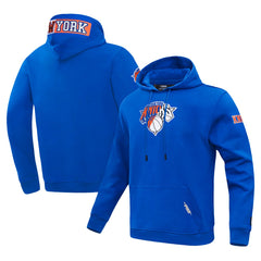 NBA - New York Knicks Pro Standard Split Logo Pullover Hoodie - Blue