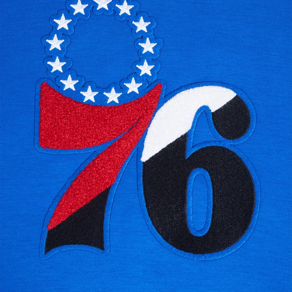 NBA - Philadelphia 76ers Pro Standard Split Logo Pullover Hoodie - Royal