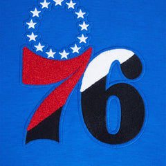NBA - Philadelphia 76ers Pro Standard Split Logo Pullover Hoodie - Royal