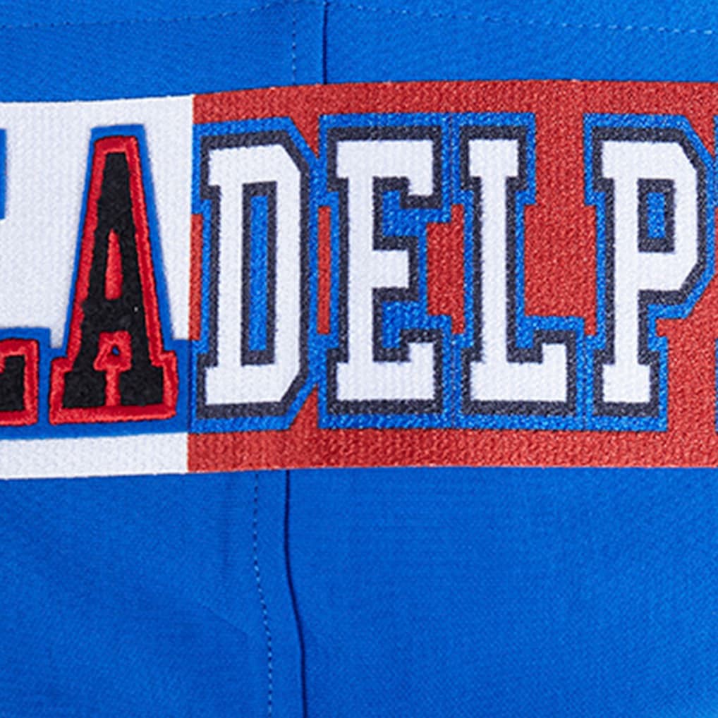 NBA - Philadelphia 76ers Pro Standard Split Logo Pullover Hoodie - Royal