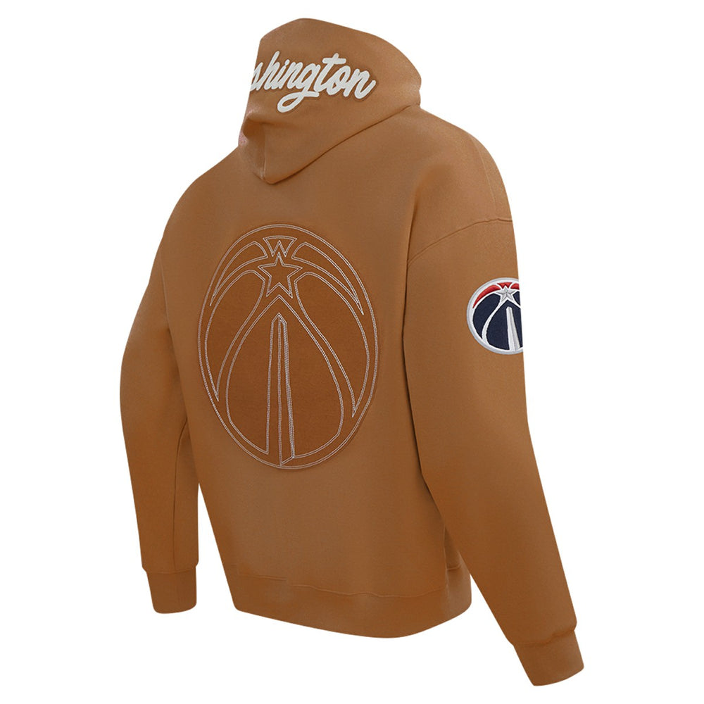 NBA - Washington Wizards Pro Standard Paint the City Drop Shoulder Pullover Hoodie - Brown