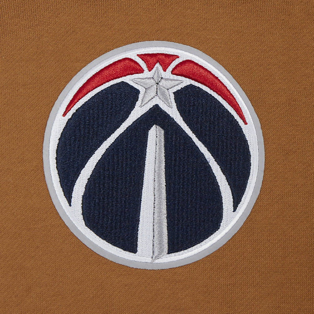 NBA - Washington Wizards Pro Standard Paint the City Drop Shoulder Pullover Hoodie - Brown
