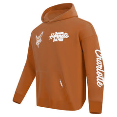 NBA - Charlotte Hornets Pro Standard Paint the City Drop Shoulder Pullover Hoodie - Brown