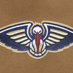 NBA - New Orleans Pelicans Pro Standard Paint the City Drop Shoulder Pullover Hoodie - Brown
