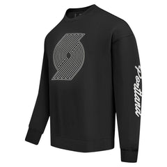 NBA - Portland Trail Blazers Pro Standard Paint the City Pullover Sweatshirt - Black