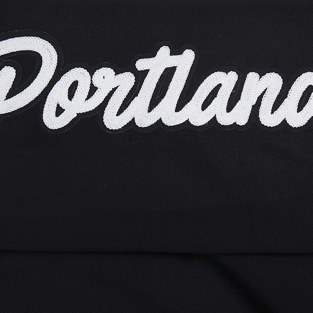 NBA - Portland Trail Blazers Pro Standard Paint the City Pullover Sweatshirt - Black