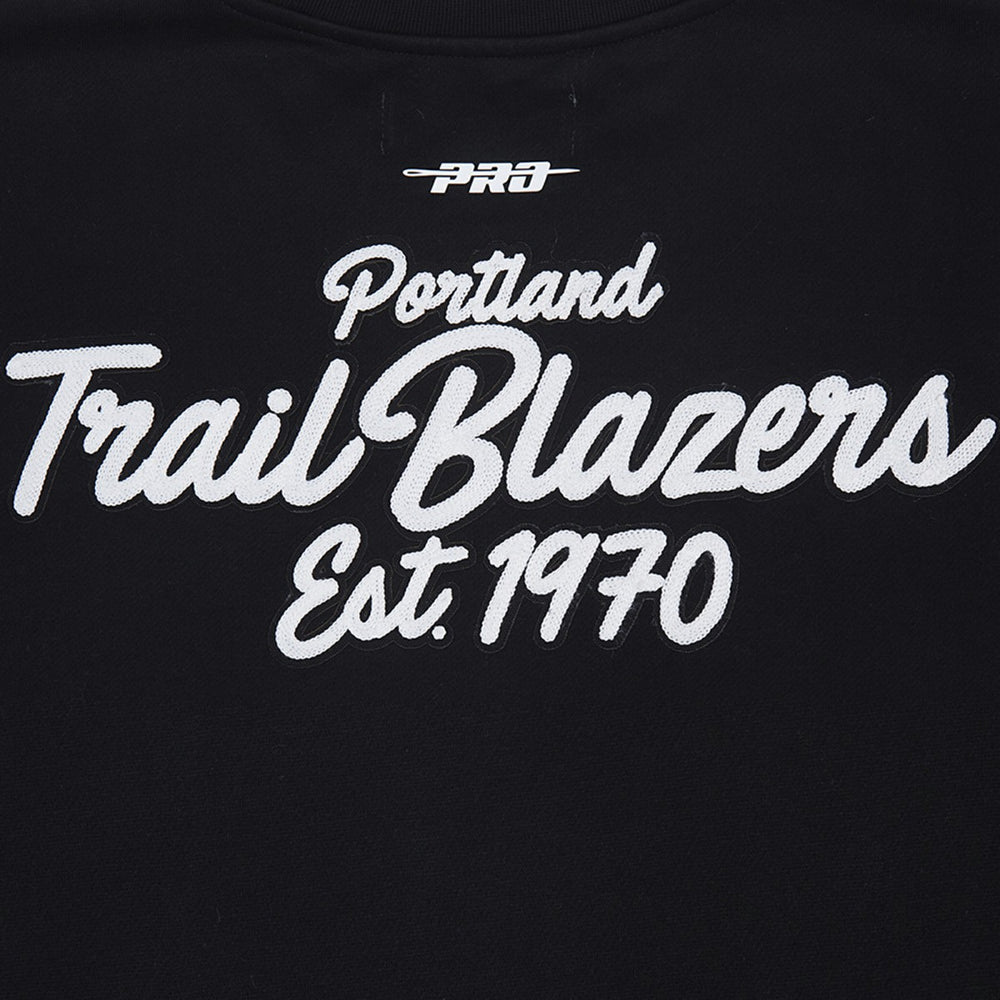 NBA - Portland Trail Blazers Pro Standard Paint the City Pullover Sweatshirt - Black