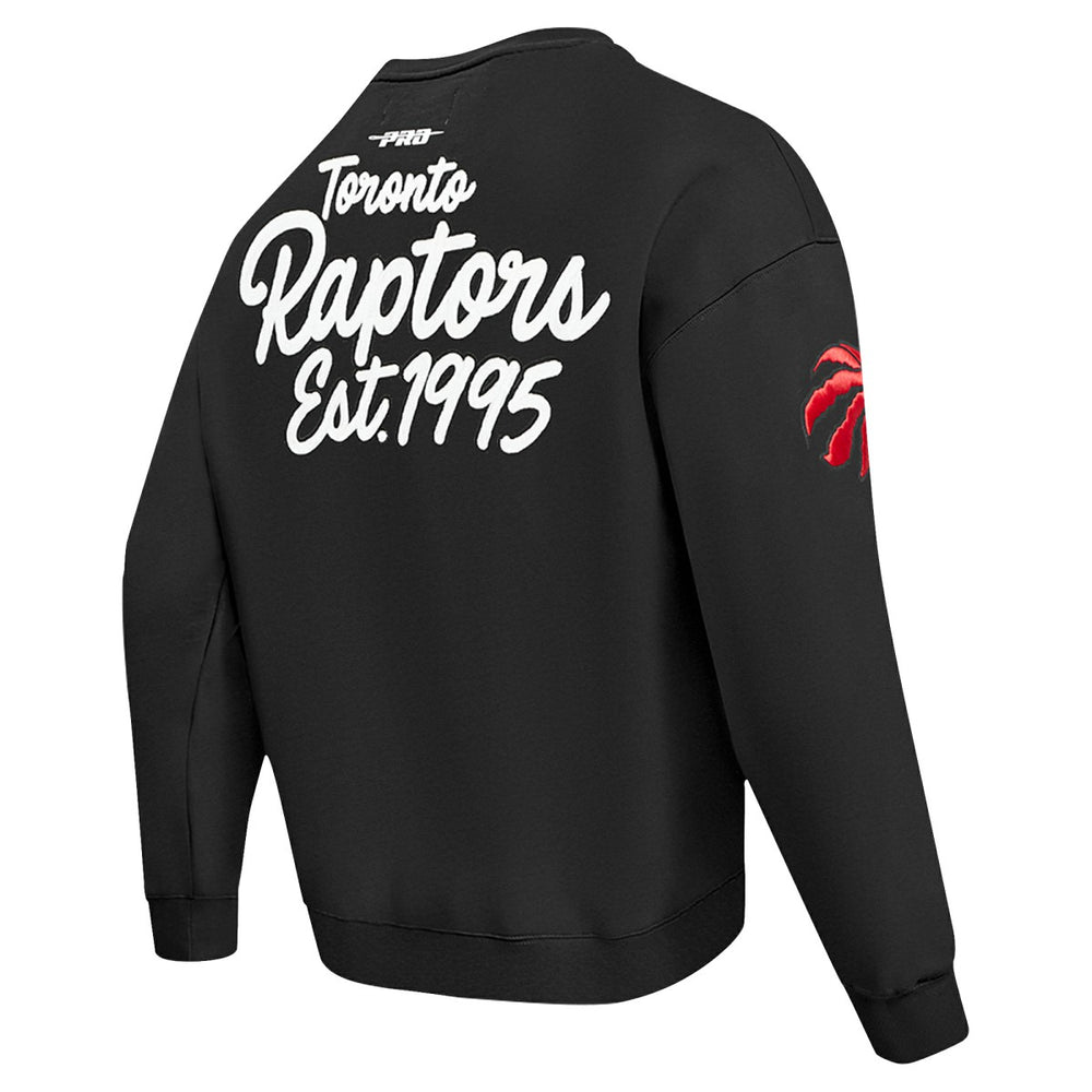 NBA - Toronto Raptors Pro Standard Paint the City Drop Shoulder Sweatshirt - Black