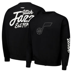 NBA - Utah Jazz Pro Standard Paint the City Drop Shoulder Sweatshirt - Black