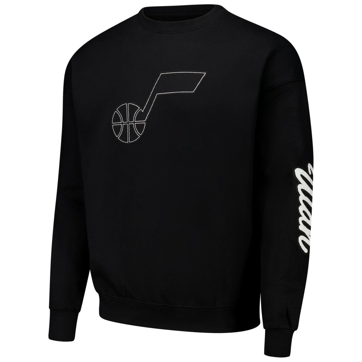 NBA - Utah Jazz Pro Standard Paint the City Drop Shoulder Sweatshirt - Black