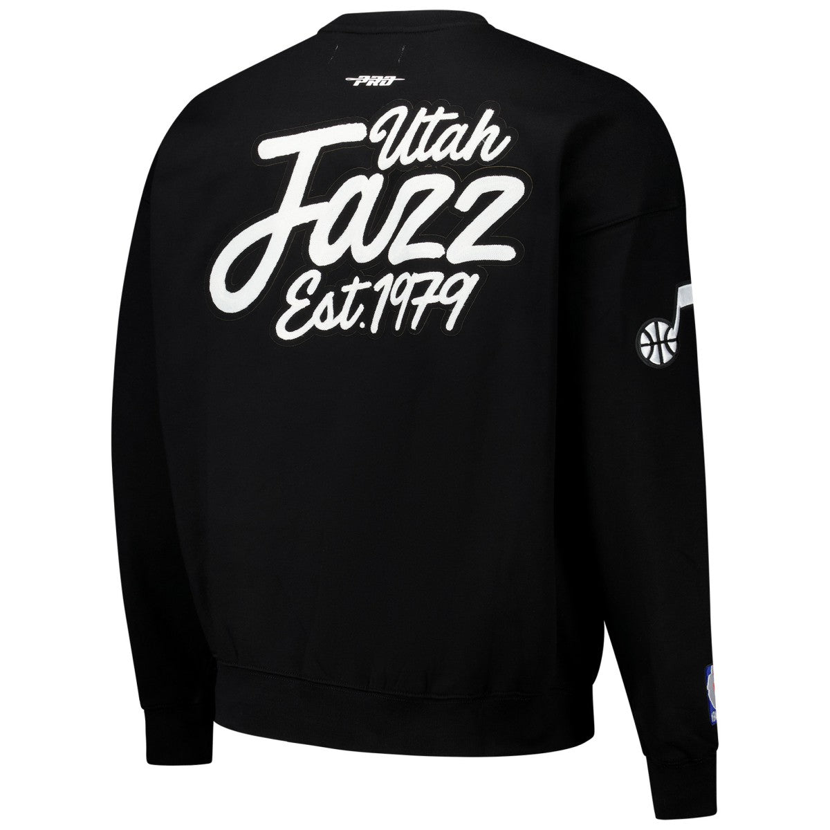 NBA - Utah Jazz Pro Standard Paint the City Drop Shoulder Sweatshirt - Black