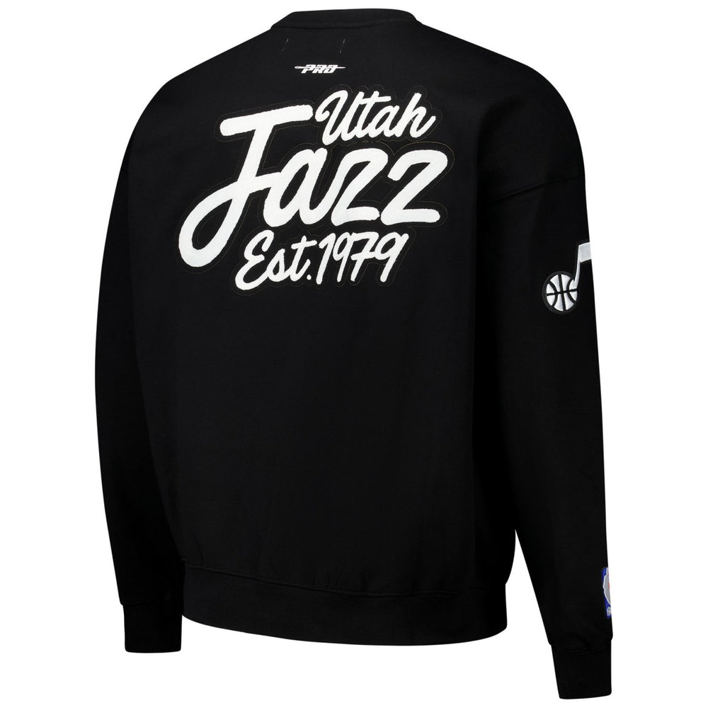 NBA - Utah Jazz Pro Standard Paint the City Drop Shoulder Sweatshirt - Black