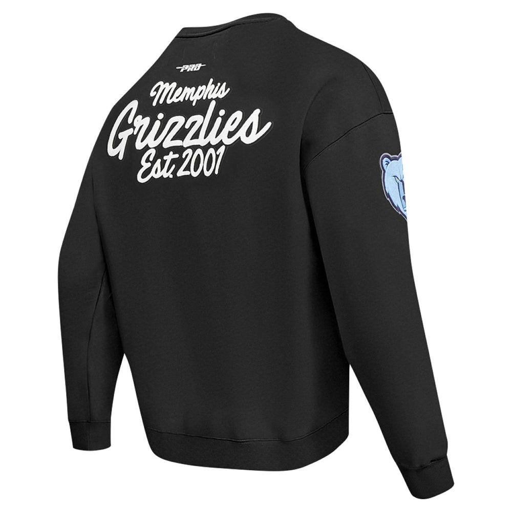 NBA - Memphis Grizzlies Pro Standard Paint the City Drop Shoulder Sweatshirt - Black