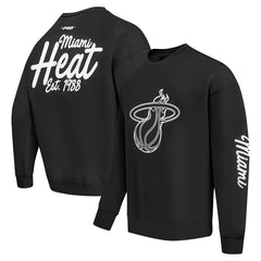 NBA - Miami Heat Pro Standard Paint the City Drop Shoulder Sweatshirt - Black