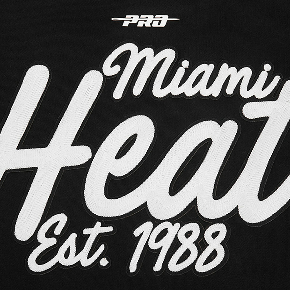 NBA - Miami Heat Pro Standard Paint the City Drop Shoulder Sweatshirt - Black